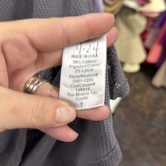 Current/Elliott, the muscle tee castle mesh tank size 1 - Picture 4 of 4